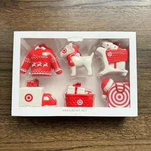 Target | Holiday | Ceramic Target Christmas Tree Ornament Set ...